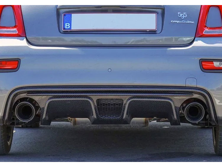 FIAT 500 ABARTH Rear Diffuser Lip - Carbon Fiber - European Model 